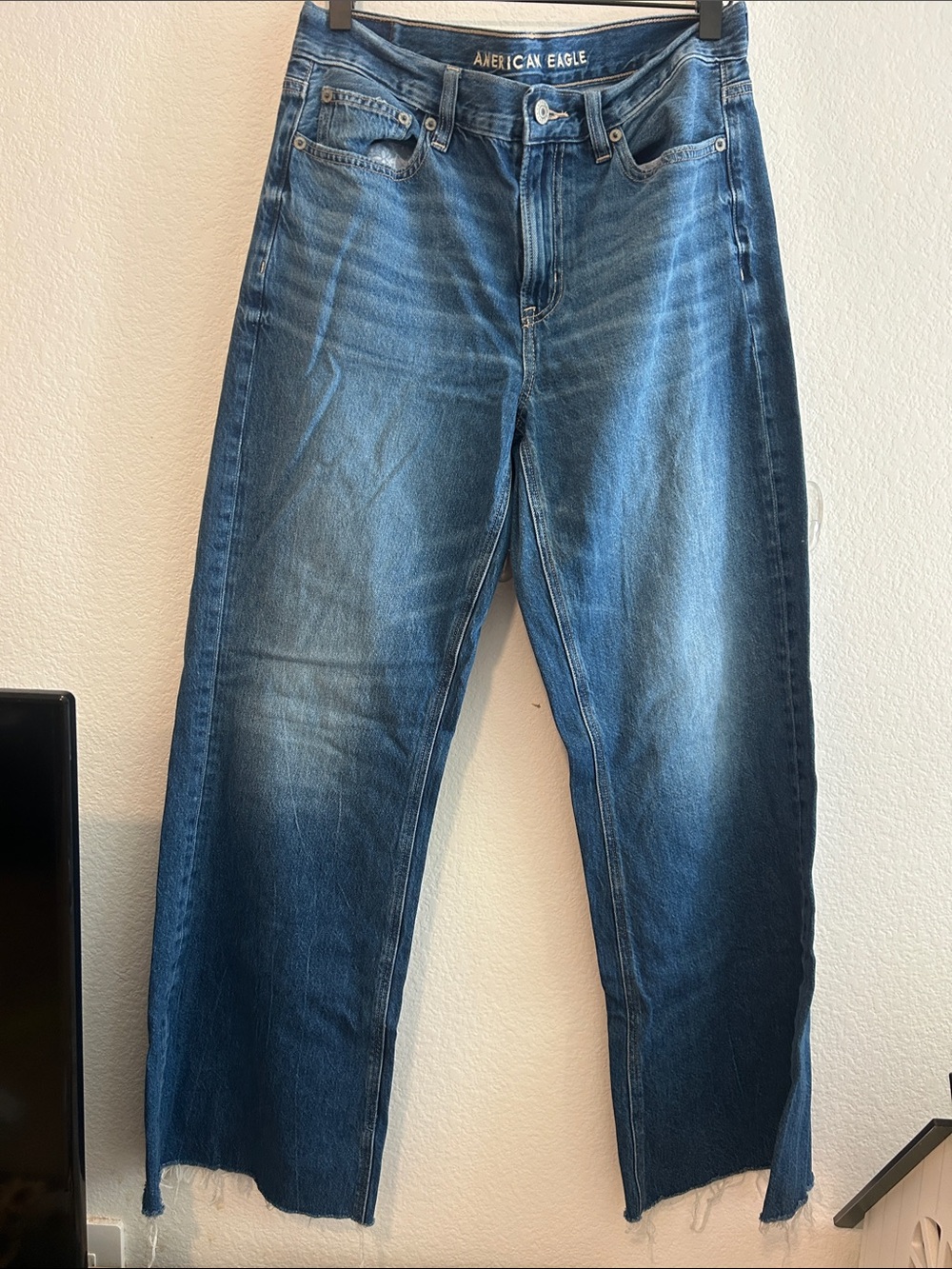 American Eagle Outfitters Women’s Low-Rise Baggy Flare Jeans